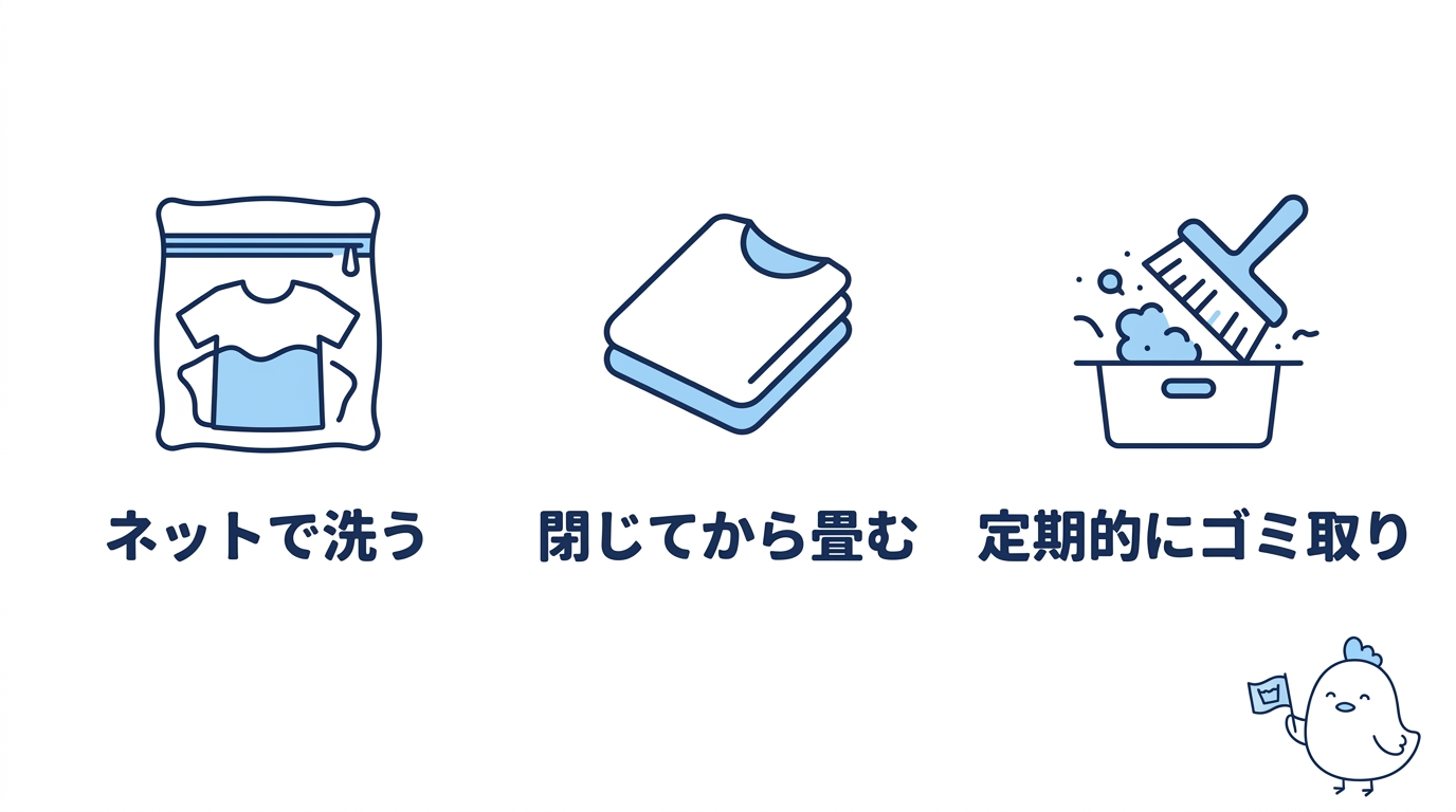 マジックテープの強度を保つ3つの予防習慣