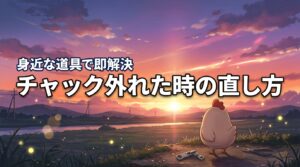 【チャックが外れた時の直し方】身近な道具で即解決！自力で直せる限界も解説