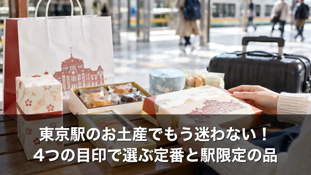 東京駅のお土産でもう迷わない！4つの目印で選ぶ定番と駅限定の品