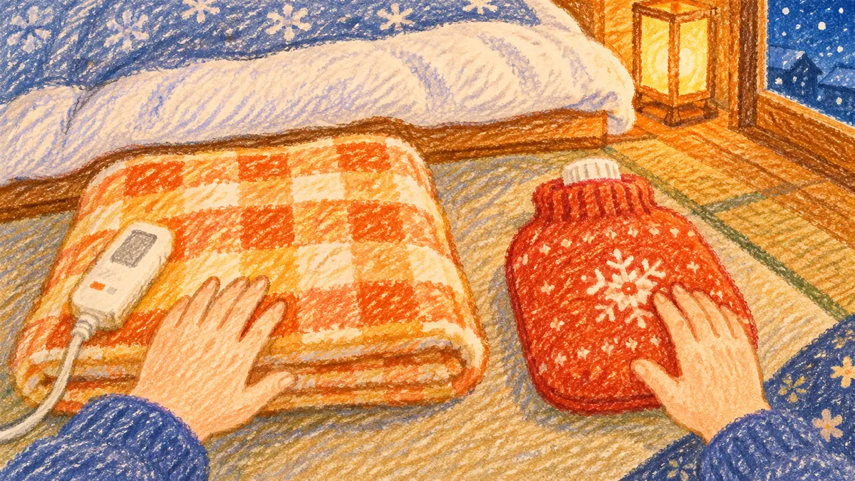 電気毛布と湯たんぽ、仕組みの違いが「向き・不向き」を分ける